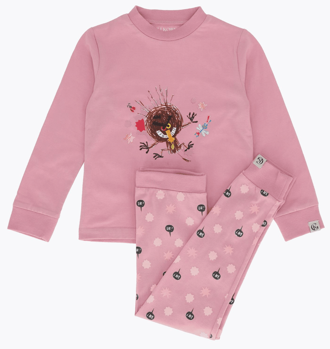 Gullkorn bukkene pysjamas fog pink