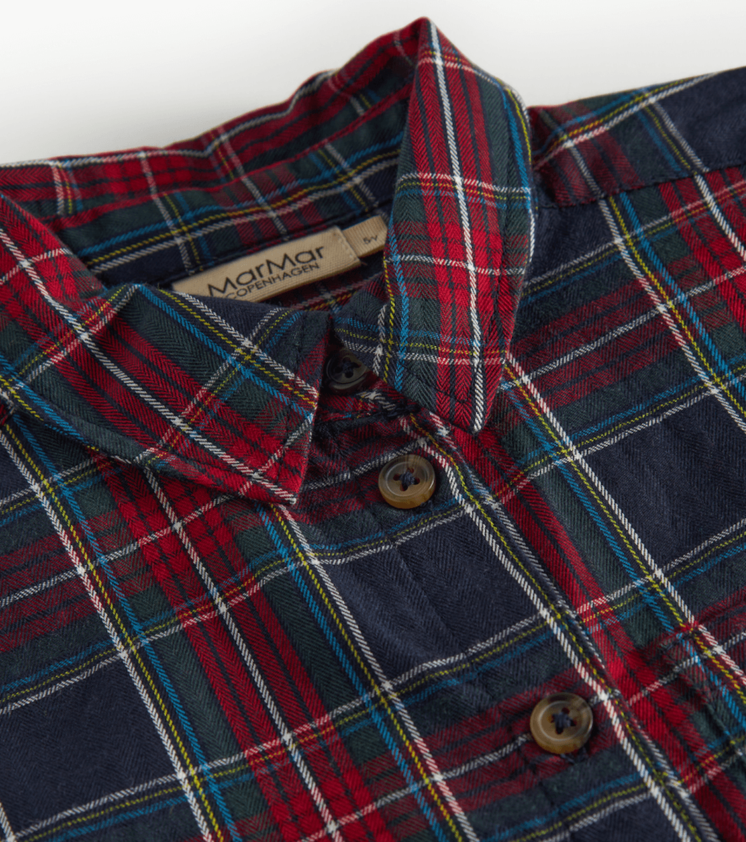 Marmar skjorte tommy pilot navy check