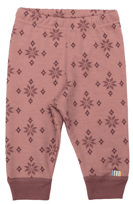 Joha leggings ull/bomull ice crystal rose