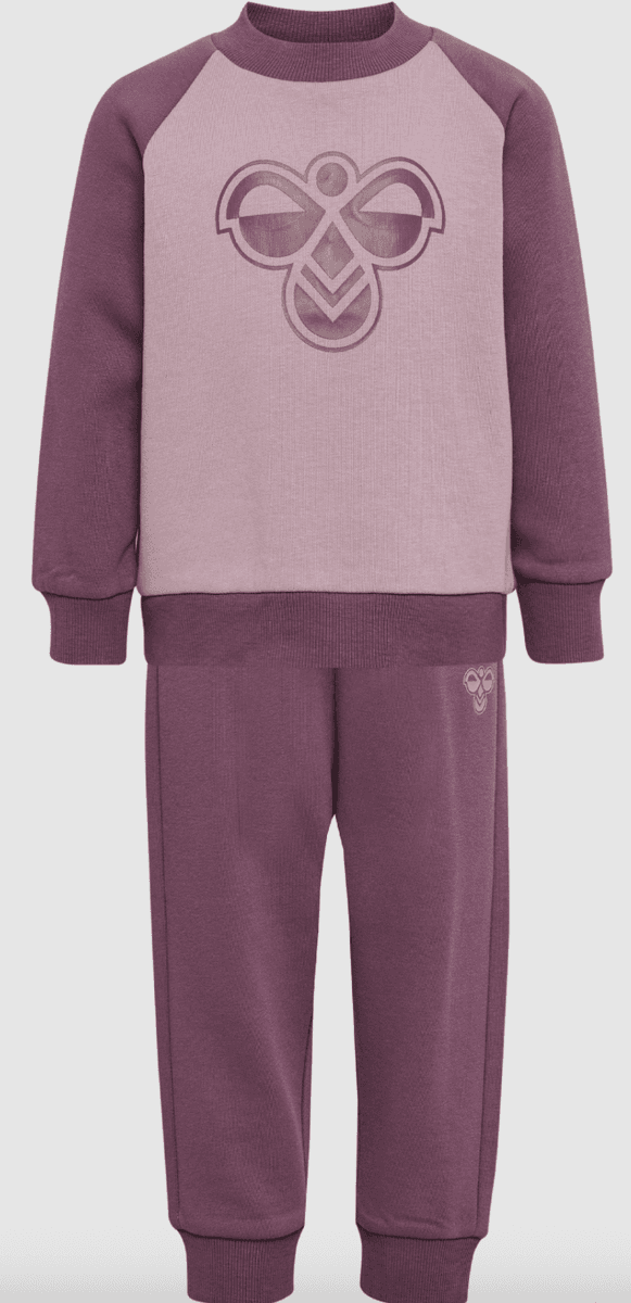 Hummel Mini reg bumble sett black plum