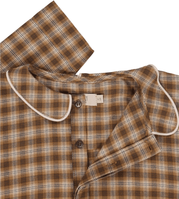 Wheat nattkjole vilje hazel check