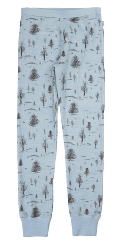 Joha Leggings ull/bambus Forest blue kids