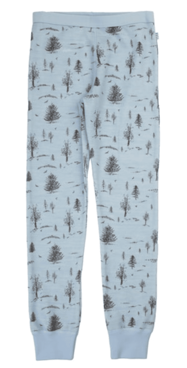 Joha Leggings ull/bambus Forest blue kids